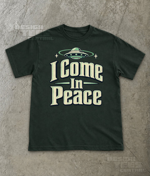 I Come In Peace Alien T-Shirt