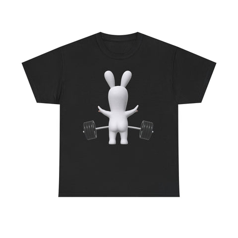 No Hands Bunny Gym Lifting T-Shirt