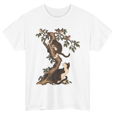 Korean Cats and Sparrows T-Shirt