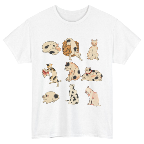 Japanese Tokaido Cats T-Shirt