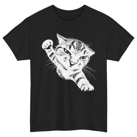 Angry Cat Punch T-Shirt