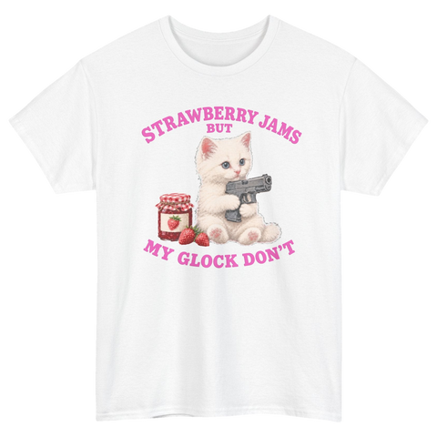 Strawberry Jams Kitten T-Shirt