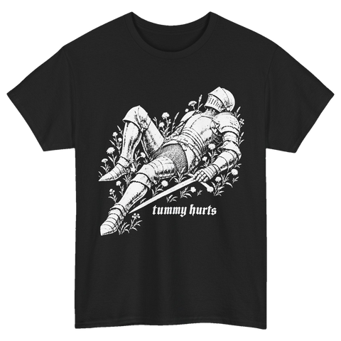 Tummy Hurts Engraved Knight T-Shirt