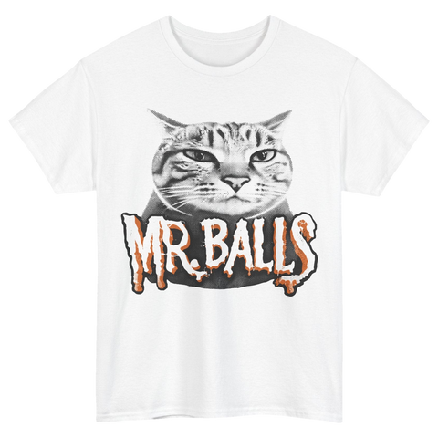 Mr Balls Cat T-Shirt