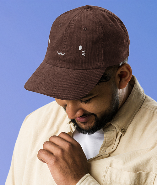 Embroidered Corduroy Hats