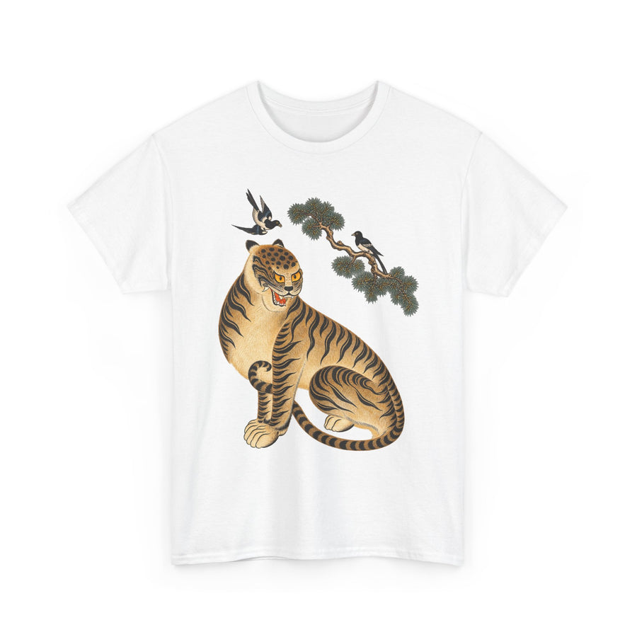 Korean Guardian Tiger and Magpies T-Shirt
