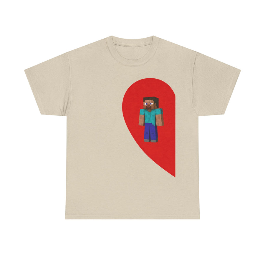 Steve Half Heart Couple T-Shirt