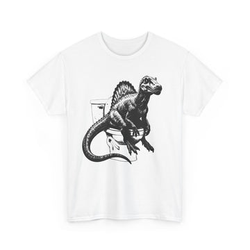 Spinosaurus on Toilet T-Shirt