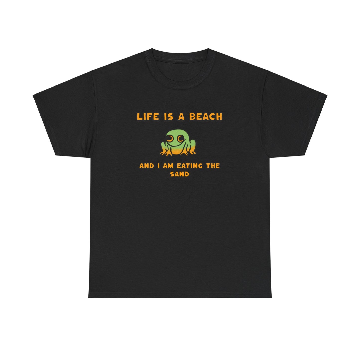 Life is a beach - Frog Tshirt