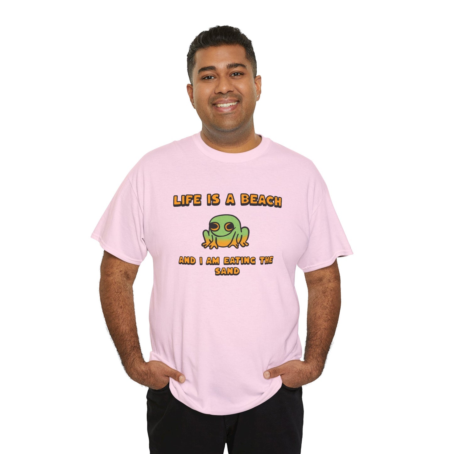 Life is a beach - Frog Tshirt