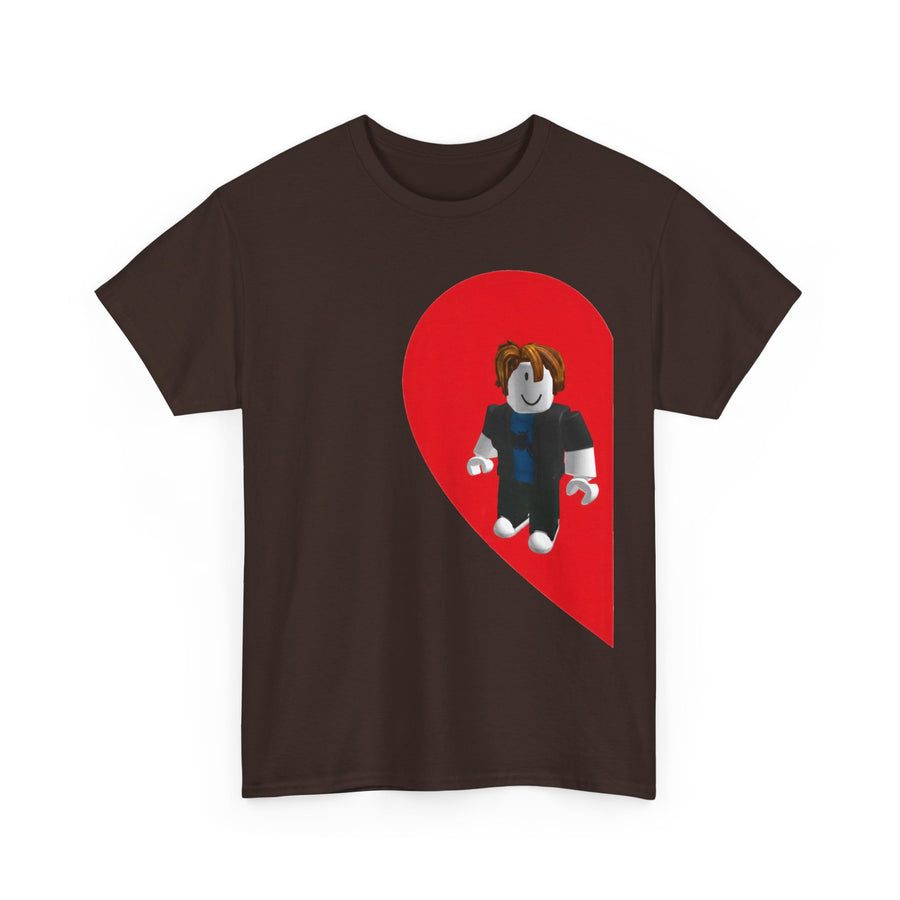 Roblox Guy Half Heart T-Shirt