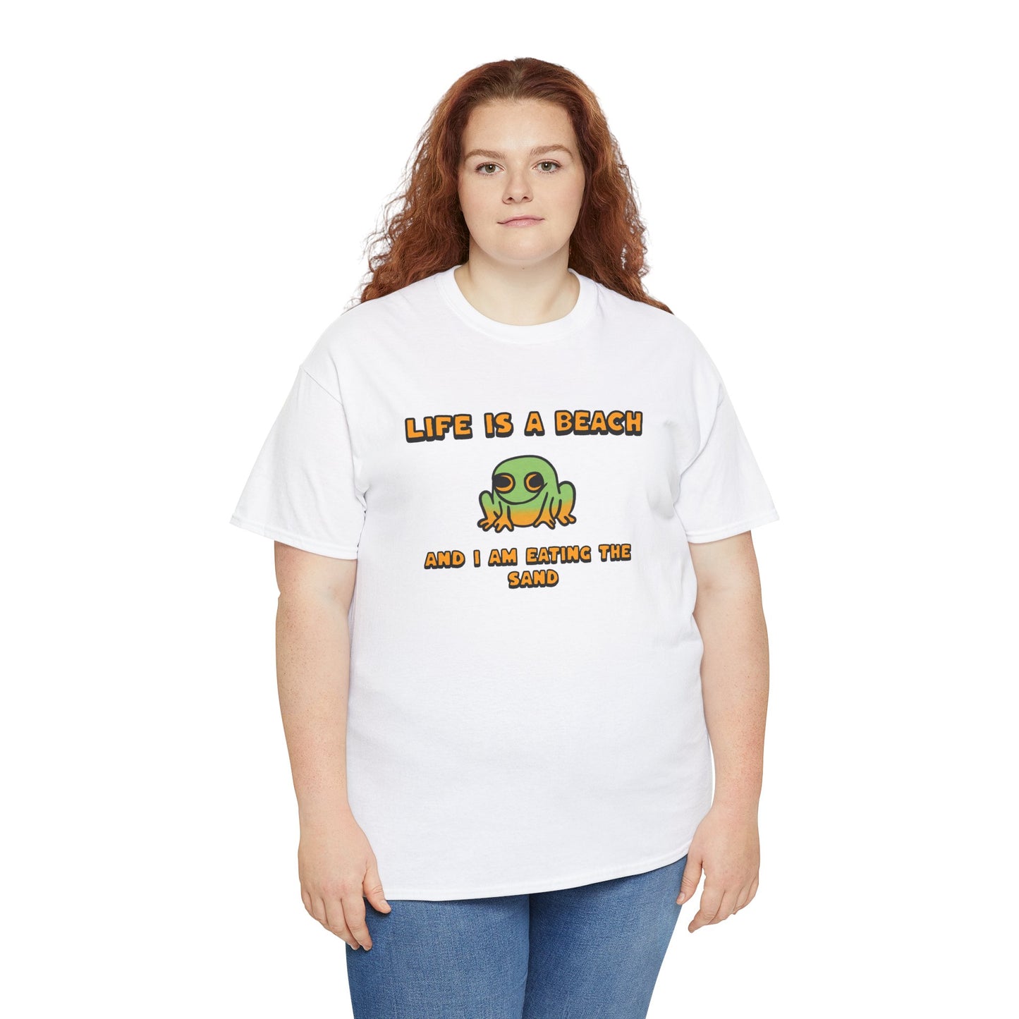 Life is a beach - Frog Tshirt