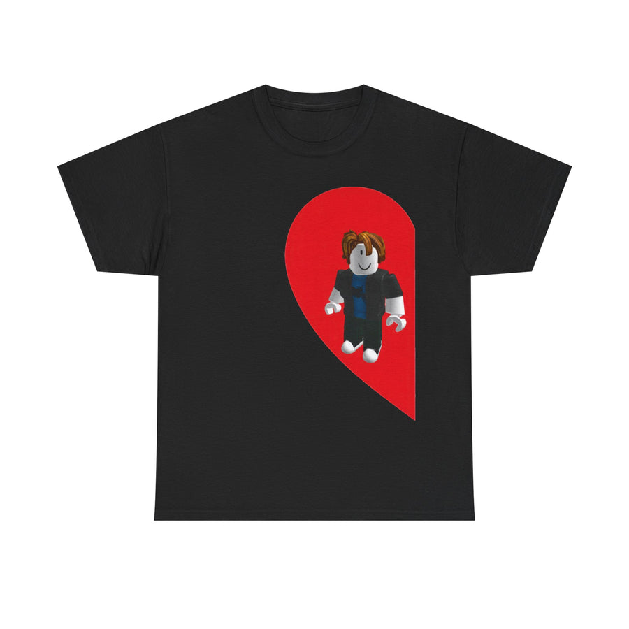 Roblox Guy Half Heart T-Shirt