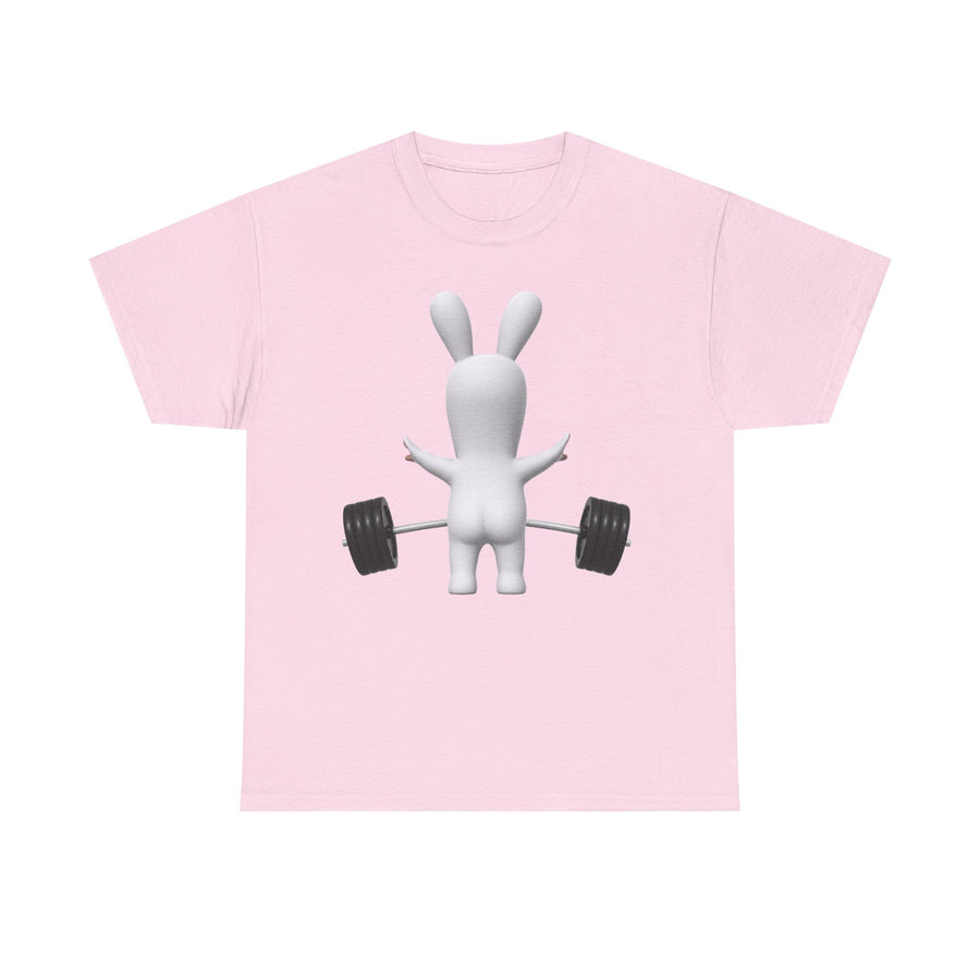 No Hands Bunny Gym Lifting T-Shirt