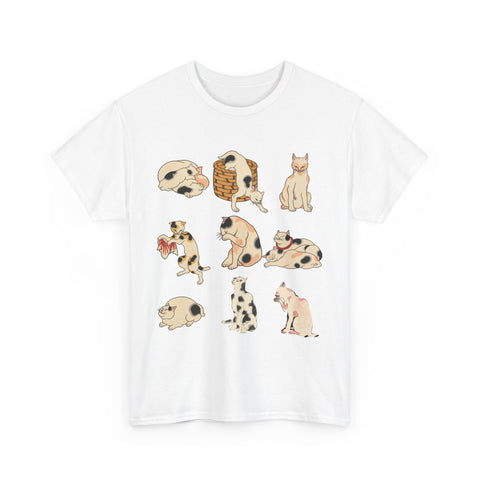 Japanese Tokaido Cats T-Shirt
