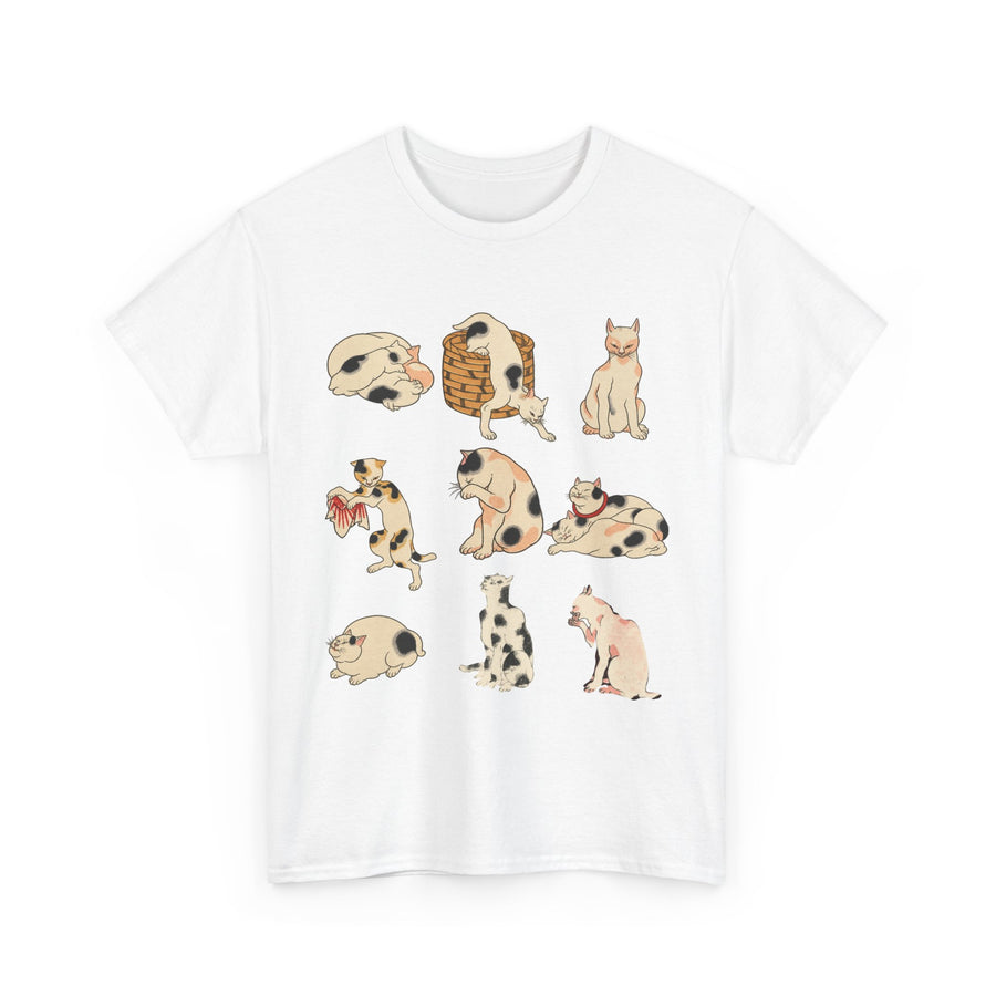 Japanese Tokaido Cats T-Shirt