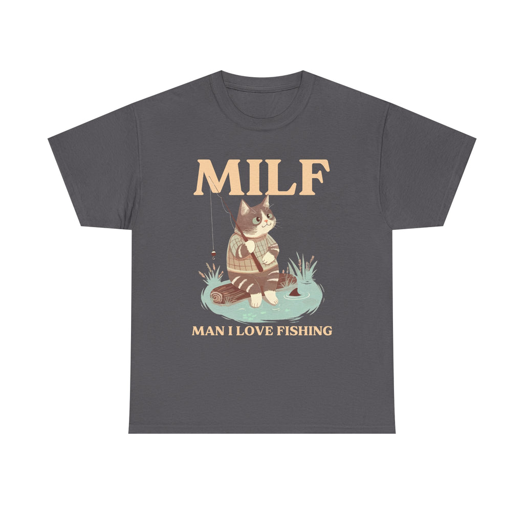MILF: Man I Love Fishing Cat Shirt