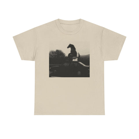 Horse On Car T-Shirt