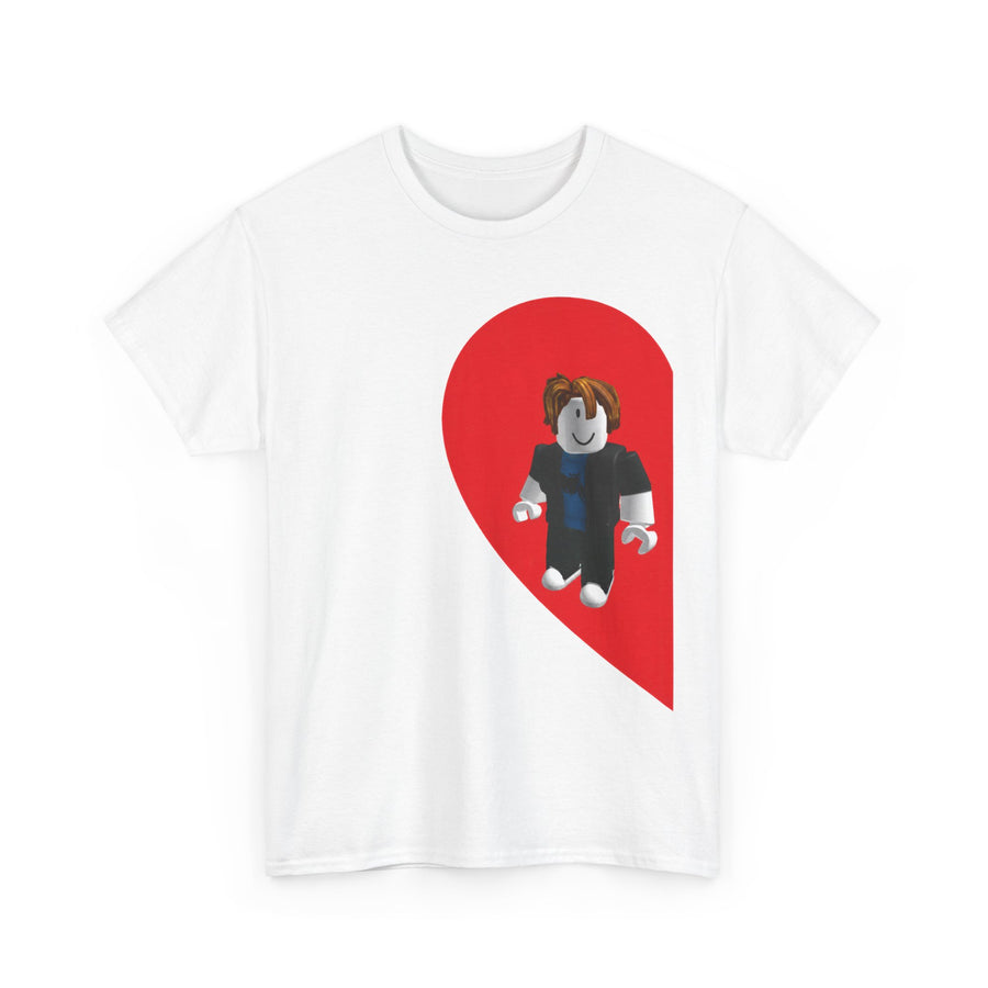Roblox Guy Half Heart T-Shirt