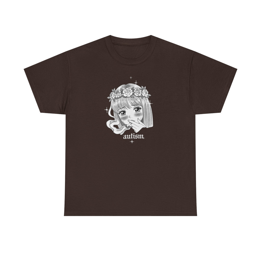 Autism Anime Girl Smoking Tshirt