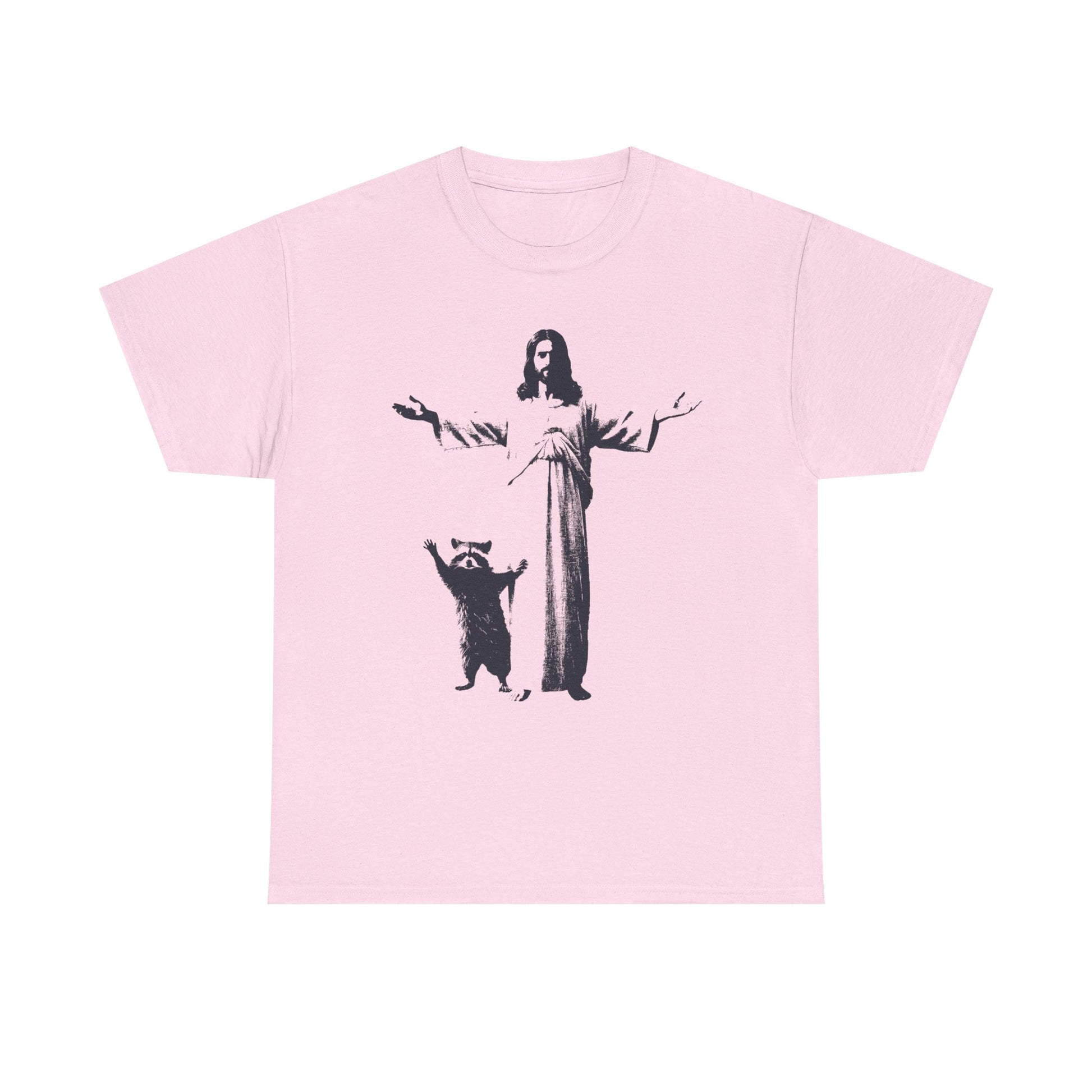 Jesus and Raccoon T-shirt