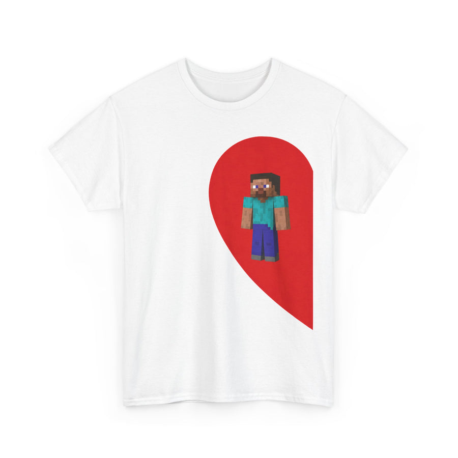 Steve Half Heart Couple T-Shirt