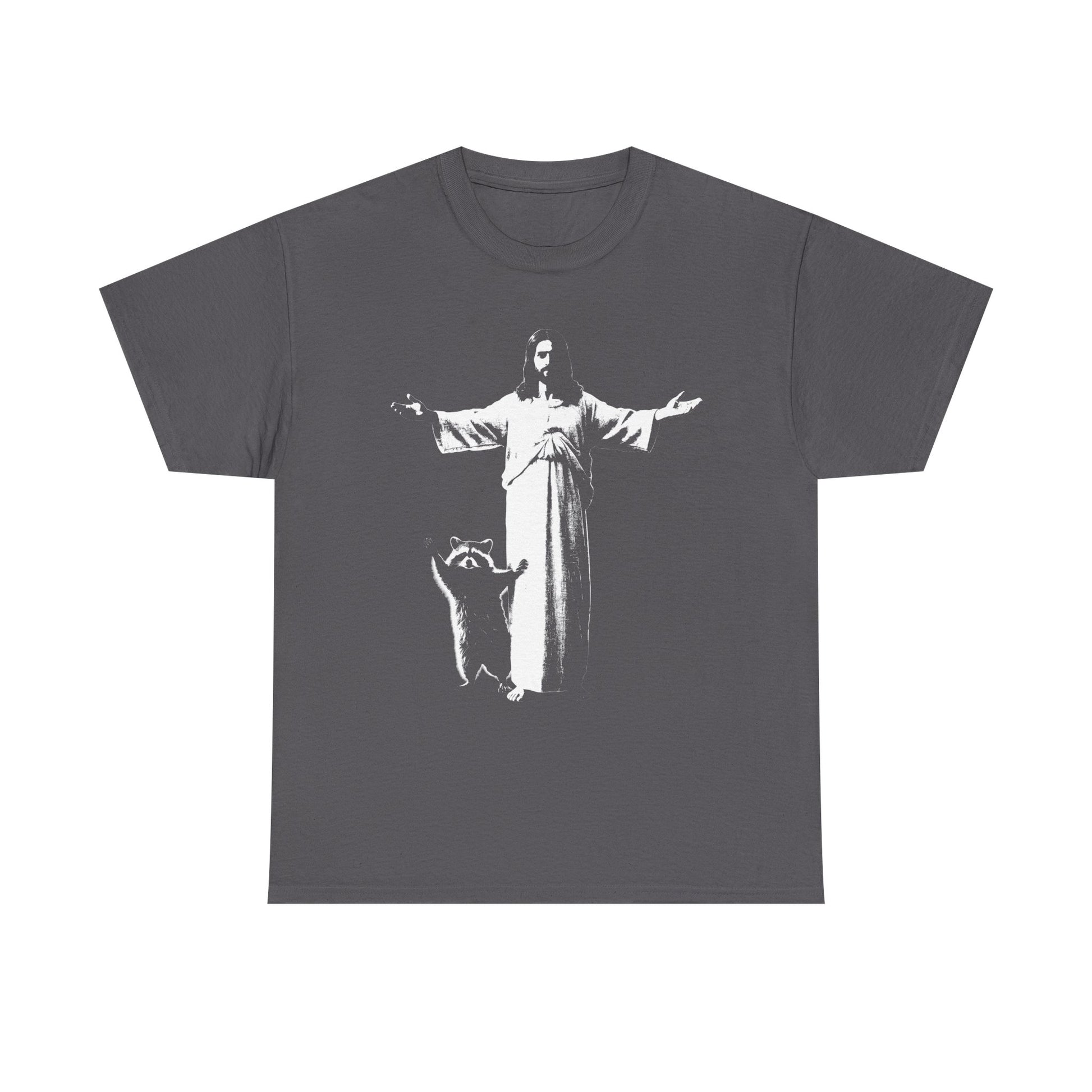 Jesus and Raccoon T-shirt
