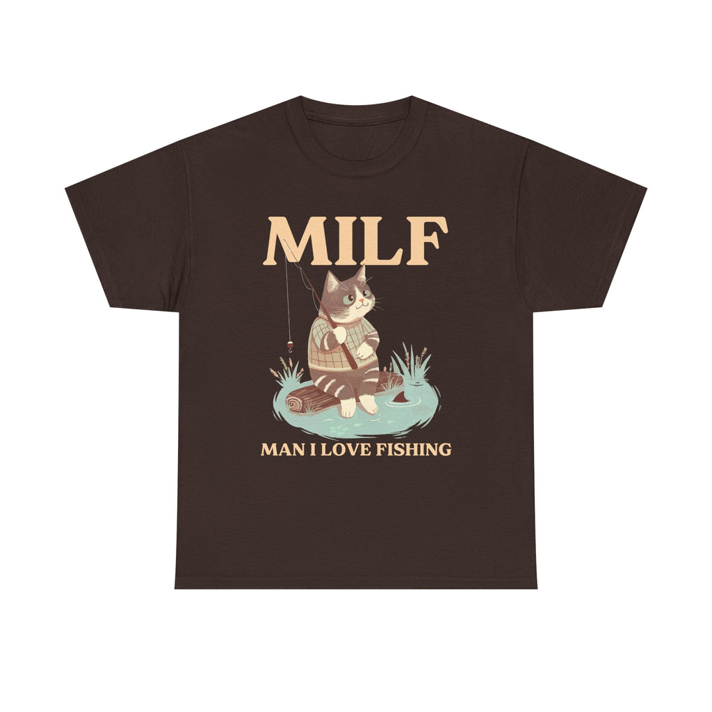 MILF: Man I Love Fishing Cat Shirt