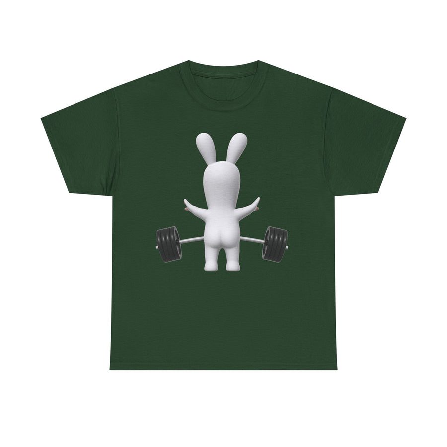 No Hands Bunny Gym Lifting T-Shirt