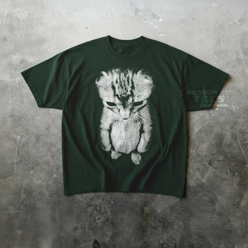 Sad Kitten Standing T-Shirt