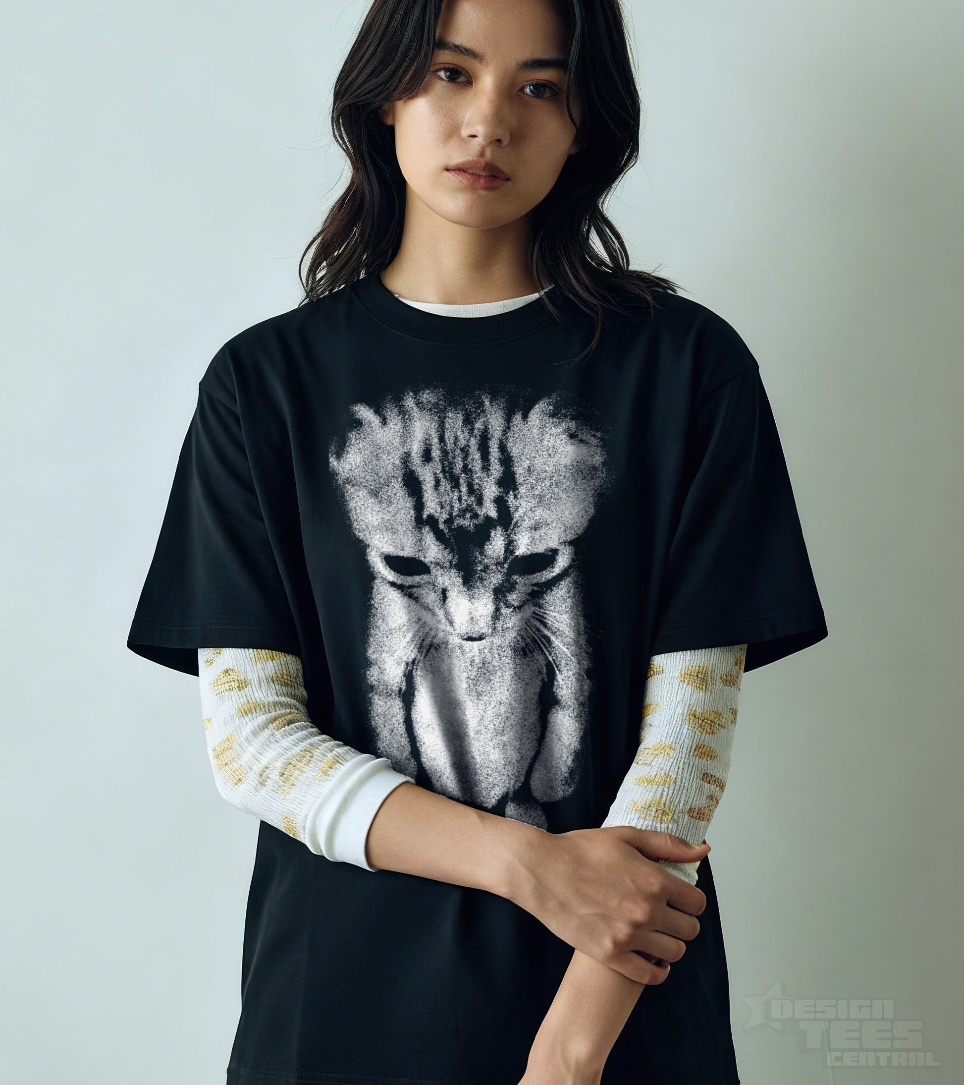 Sad Kitten Standing T-Shirt