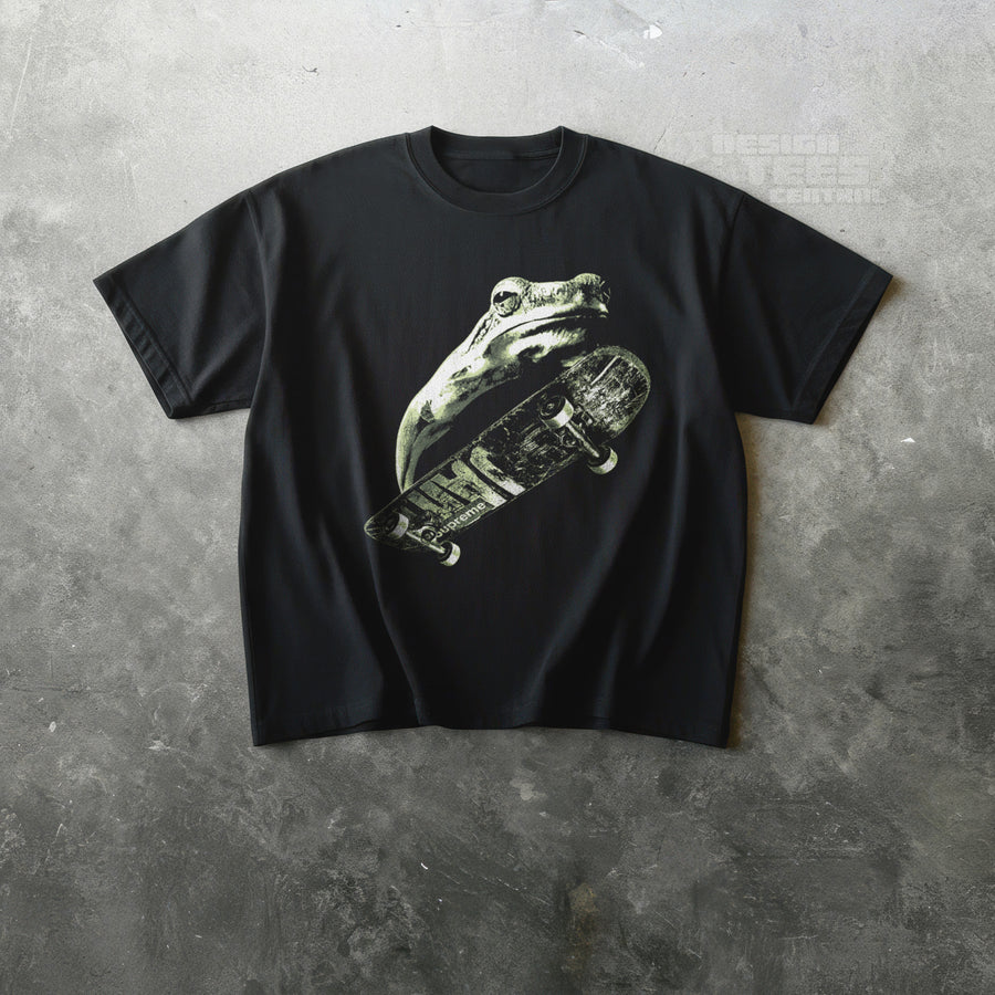 Frog Skateboarding T-Shirt