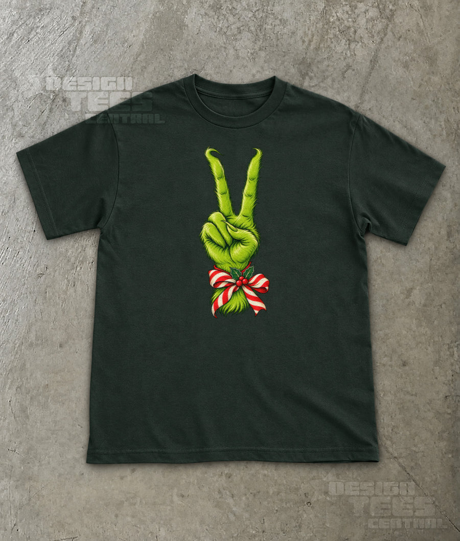 Christmas Peace Sign T-Shirt