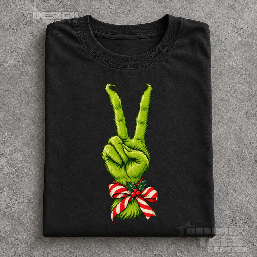 Christmas Peace Sign T-Shirt