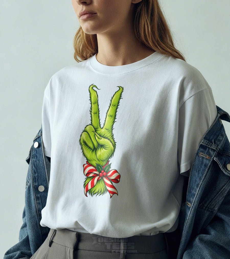 Christmas Peace Sign T-Shirt