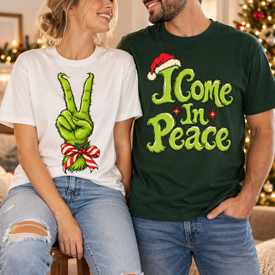 Christmas Peace Sign T-Shirt