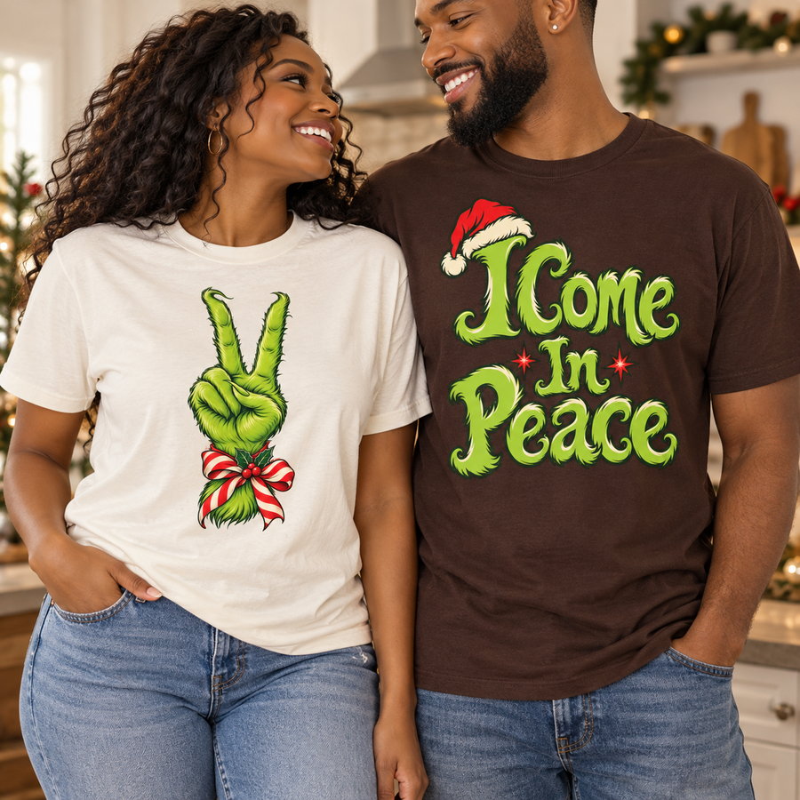 Christmas Peace Sign T-Shirt