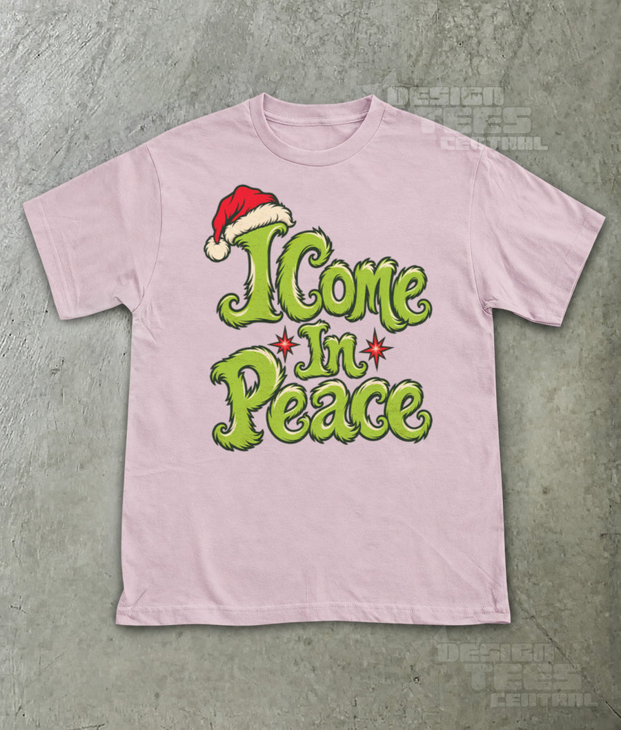 I Come In Peace Christmas T-Shirt
