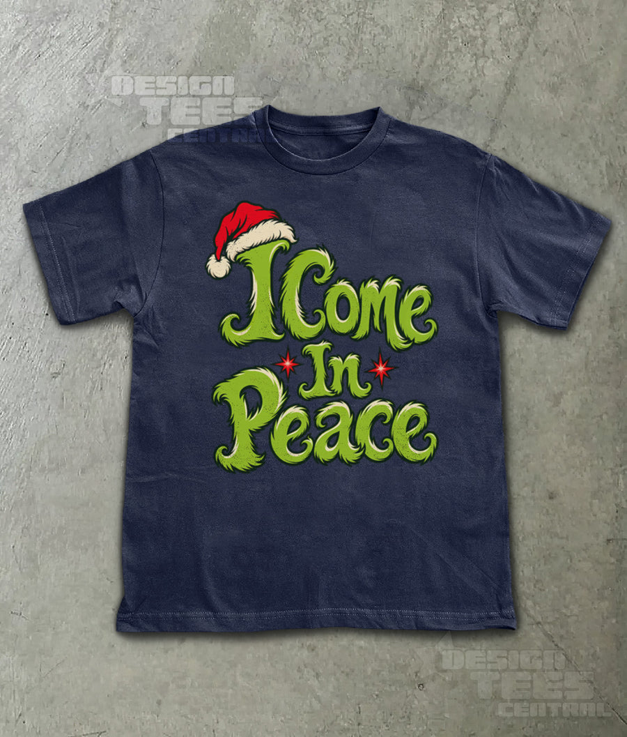 I Come In Peace Christmas T-Shirt