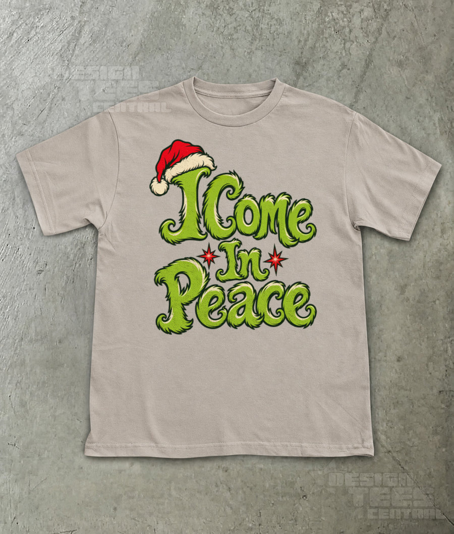 I Come In Peace Christmas T-Shirt