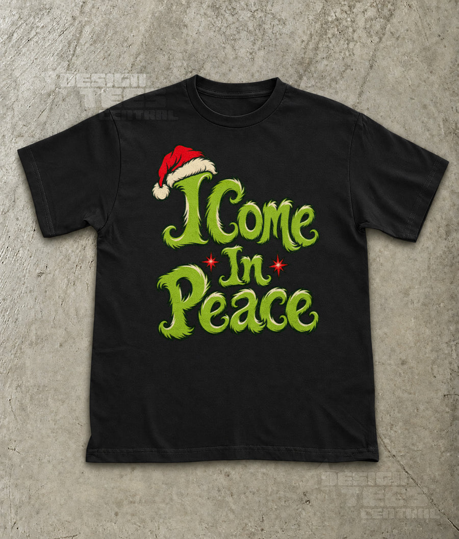 I Come In Peace Christmas T-Shirt