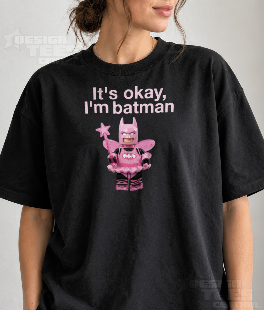 Pink Batman Fairy T-Shirt