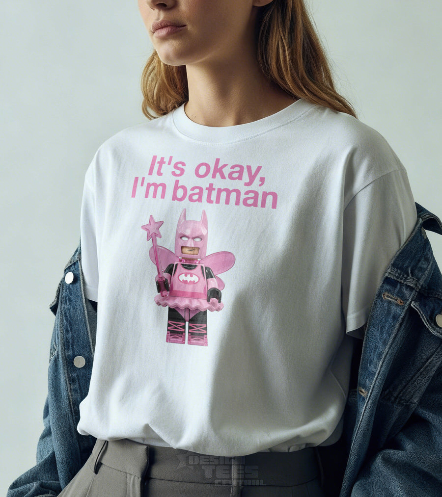 Pink Batman Fairy T-Shirt