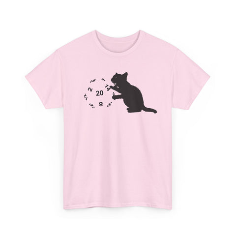 Black Cat D20 Dice T-Shirt