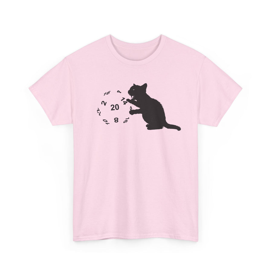 Black Cat D20 Dice T-Shirt