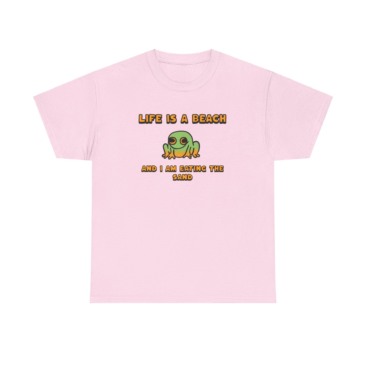 Life is a beach - Frog Tshirt