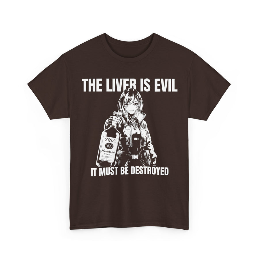 Liver Is Evil T-shirt