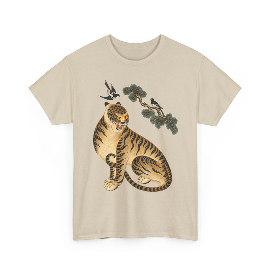 Korean Guardian Tiger and Magpies T-Shirt