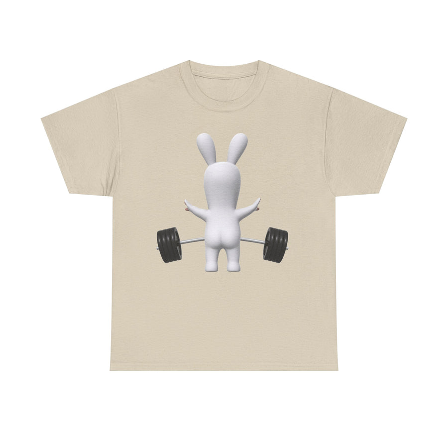 No Hands Bunny Gym Lifting T-Shirt