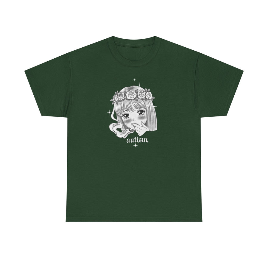 Autism Anime Girl Smoking Tshirt